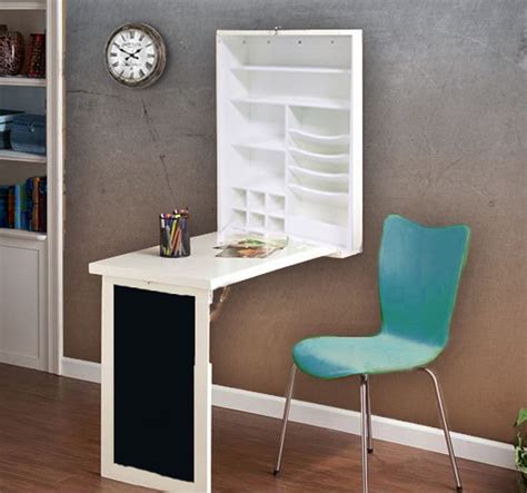 Original Desk Wall Mounted Folding Desk Space Saving Desk Etsy Muebles flexibles, Escritorio