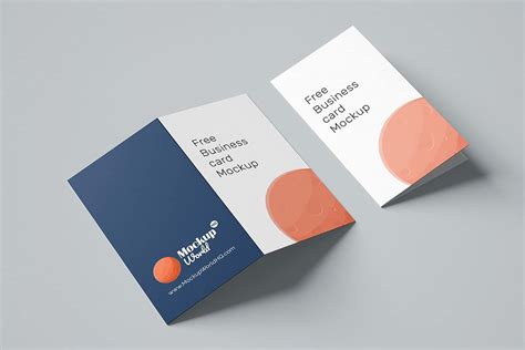 Fold Over Business Card Template