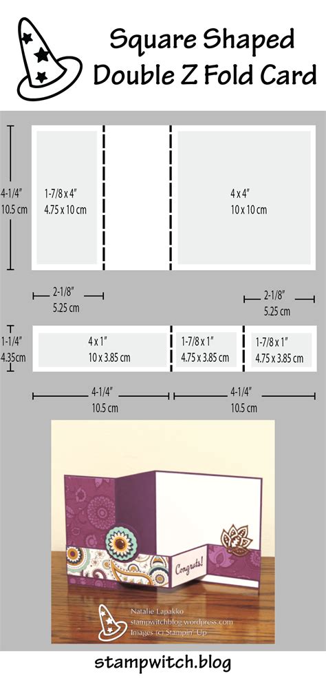 Fold Out Card Template - Professional Sample Template