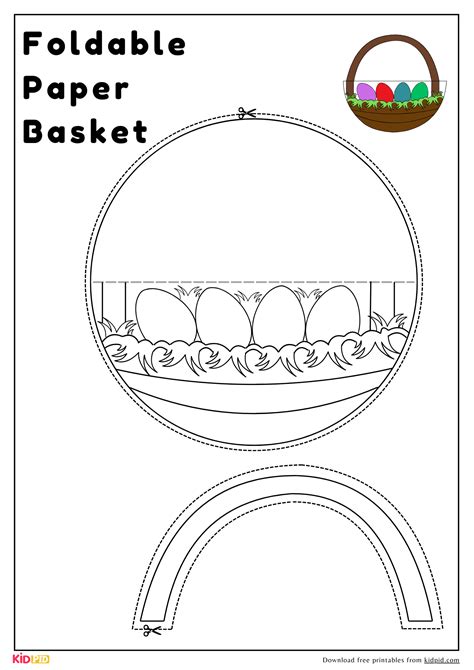 Foldable Easter Basket