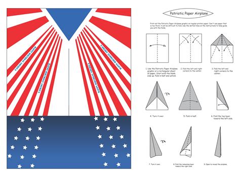Foldable Flight Free Printable Paper Airplane Templates