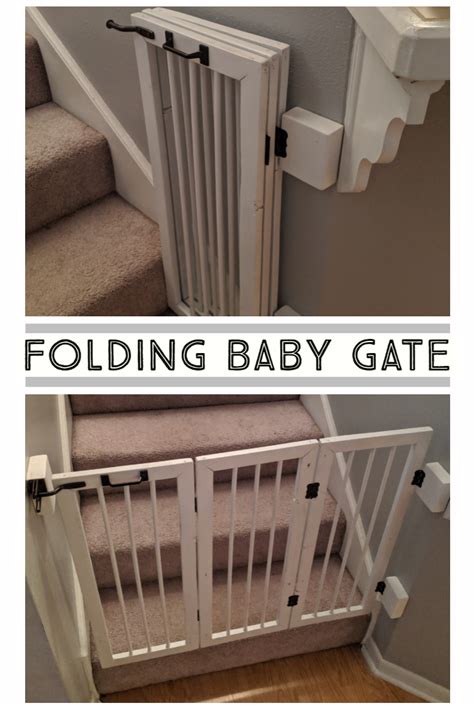 Folding Stair Gate Diy: Keep Your Home Safe And Stylish