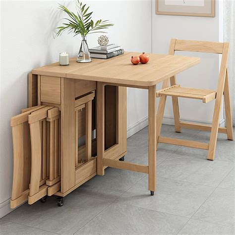 Folding Dining Room Table Size
