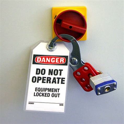 Follow Proper Lockout and Tag Out Procedures