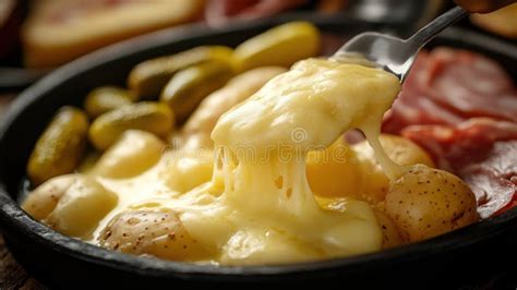 Fondue with Cheesy Potatoes