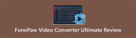 Fonepaw Video Converter