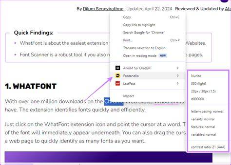 Font Identifier