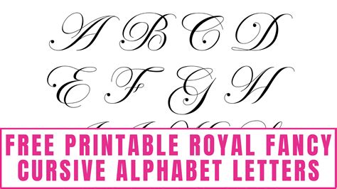 Font Printable Letters