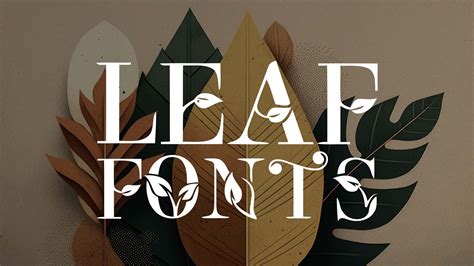Fonts With Leaves