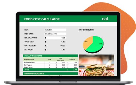 Food Cost Calculator Free Download Food Ideas