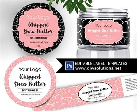 Food Product Labels Template