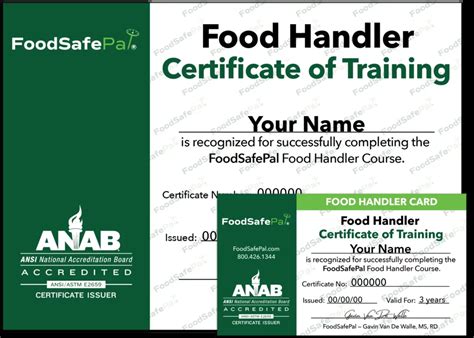 Food Handler Permits and Manager Certification