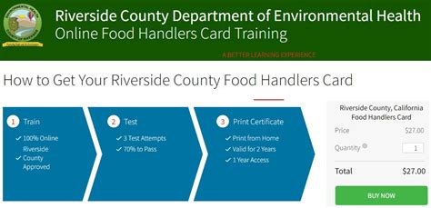 Protecting Your Health and Safety: Get Your Food Handlers Card Today in Riverside!
