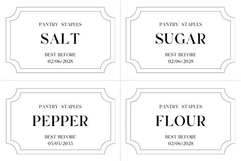 Food Label Design Template Free - SCIENCE EDUCATION