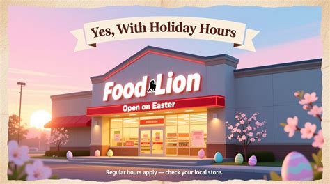 Food Lion Open Easter