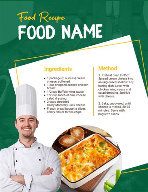Food Recipe Layout