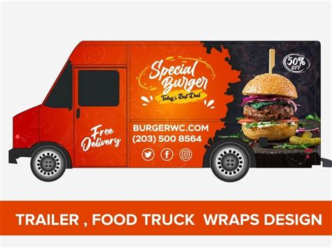 Food Truck Wrap Design Template