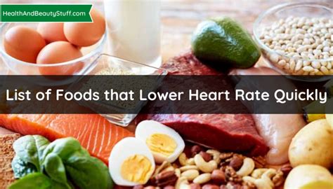 Foods That Lower Heart Rate Quickly