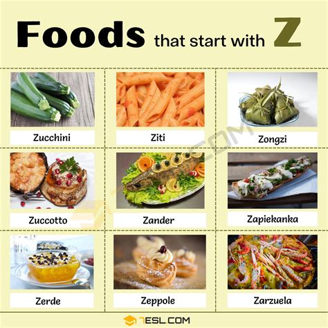 Zesty Delights: 10 Mouthwatering Foods That Start With Z to Satisfy Your Cravings