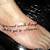 Foot Tattoo Designs With Words