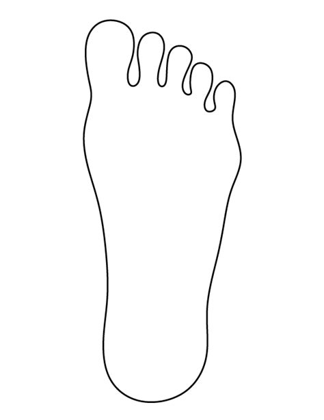 Foot Template Printable