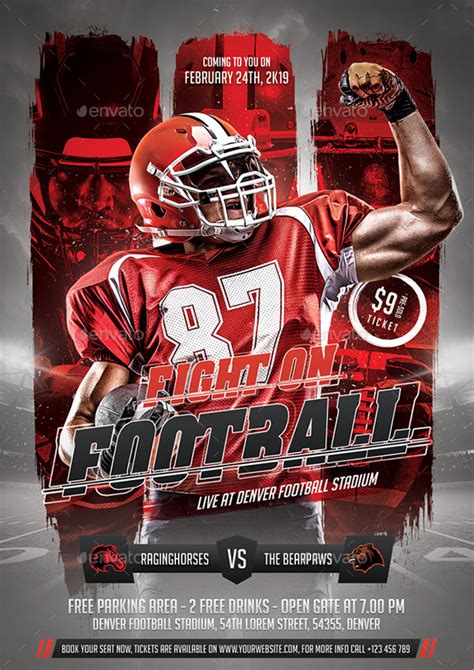 Football Flyer Template Free