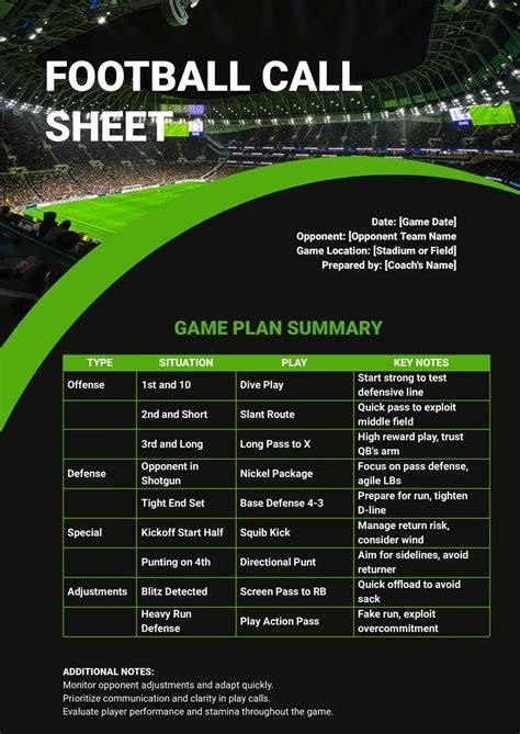 Football Call Sheet Template Google Sheets – Free Editable Template ...