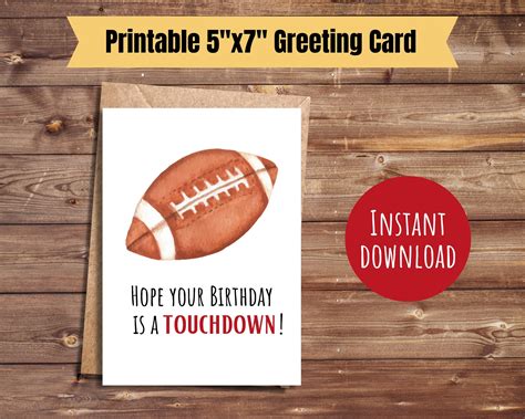 Football Cards Birthday