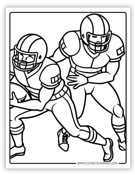 Football Coloring Page