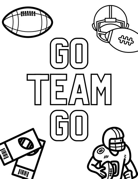 Football Coloring Pages Free