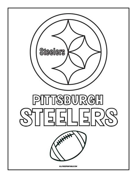 Football Coloring Pages Steelers