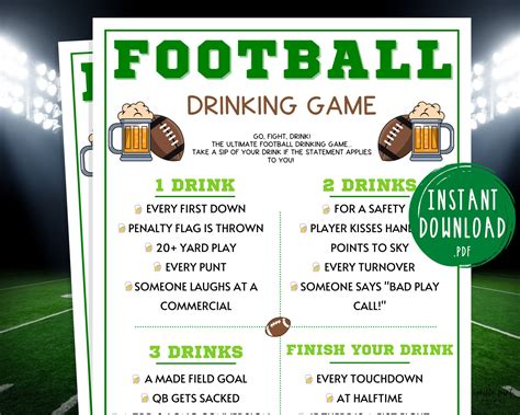 Football Drinking Game