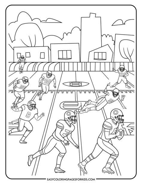 Football Game Coloring Pages