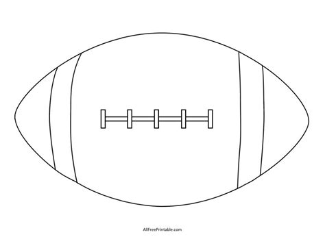 Football Outline Printable