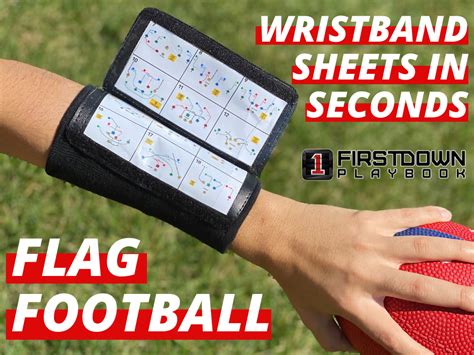 Football Play Wristband Template