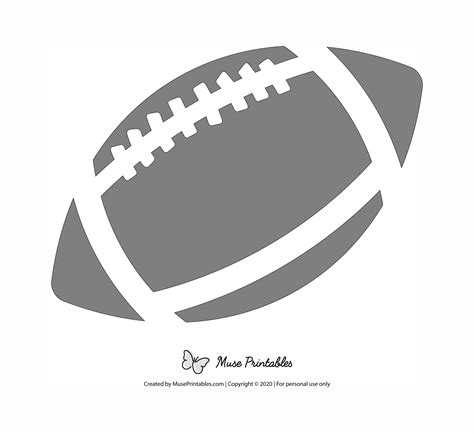 Football Pumpkin Template