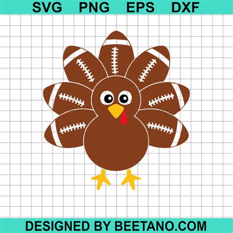 Score Big with Football Turkey Svg: The Perfect Addition to Your Game Day Gear
