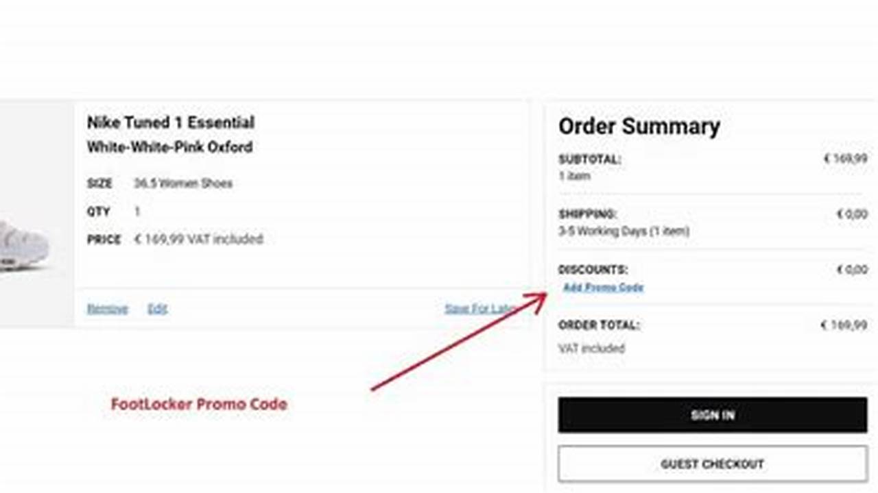 Footlocker Promo Code 2024 Usa