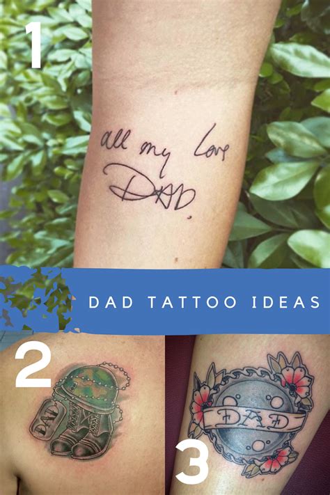 For Dad Tattoos
