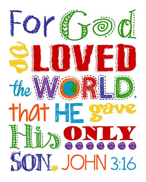 For God So Loved The World Message