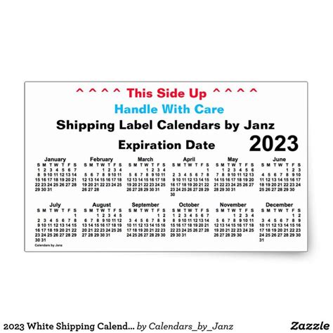 Shipping Calendar 3 months memo blue 2023