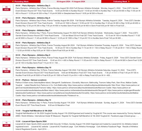 For Week Ending August 11 2019
