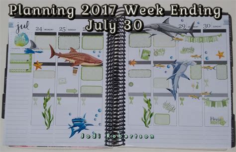 For Week Ending July 30 2017