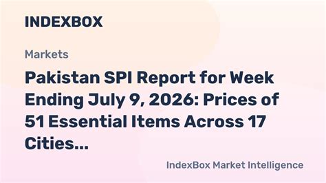 For Week Ending July 9 2017