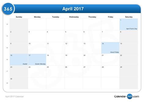 For Week Starting April 15 2017
