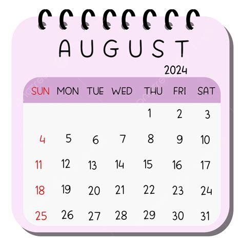 For Week Starting August 12