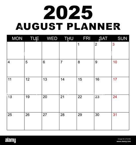 For Week Starting August 18