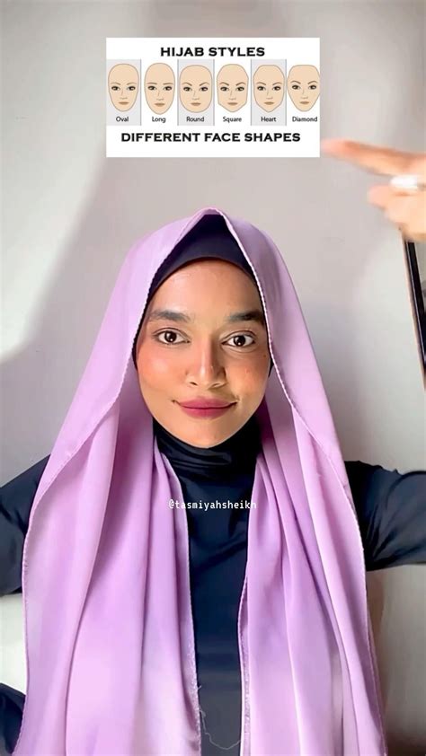 For round face hijab_tutorial Pinterest Round faces and Faces