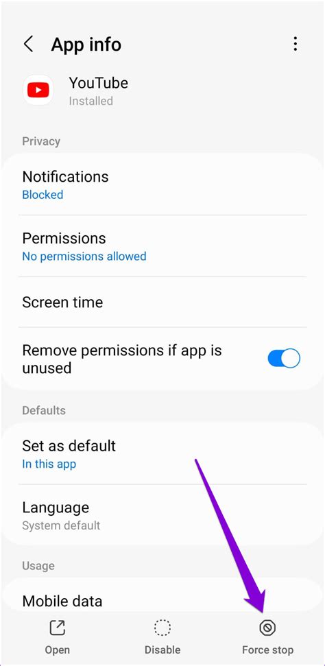 Force Close YouTube on Your Android Phone
