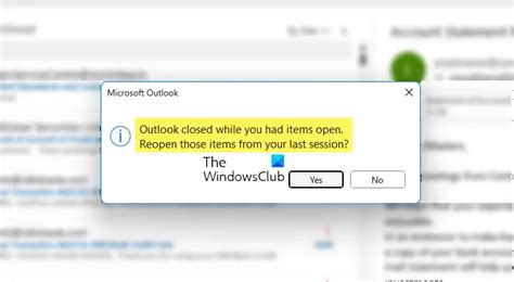 Force Close and Reopen Outlook